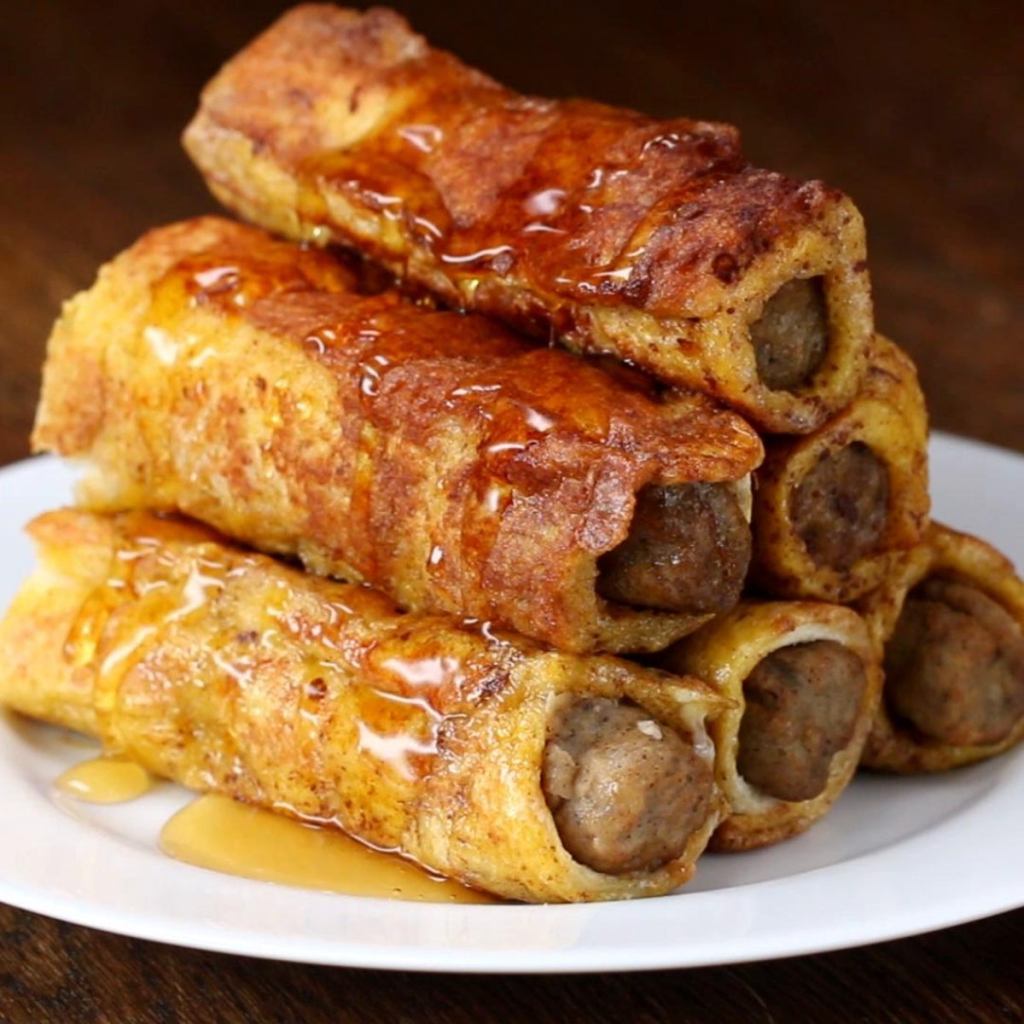 Egg and Sausage Roll-Up